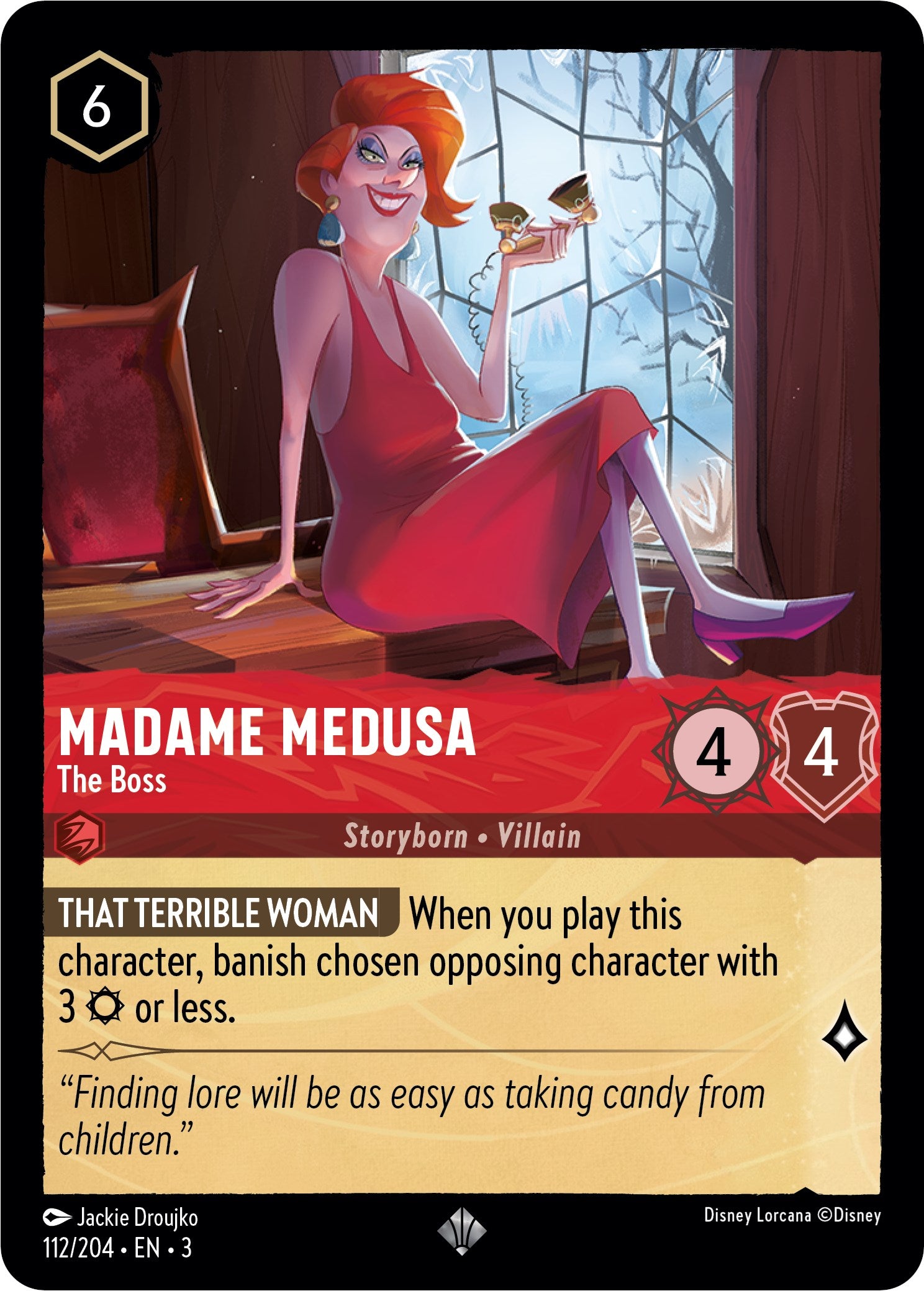 Madame Medusa - The Boss (112/204) [Into the Inklands] | Tabernacle Games