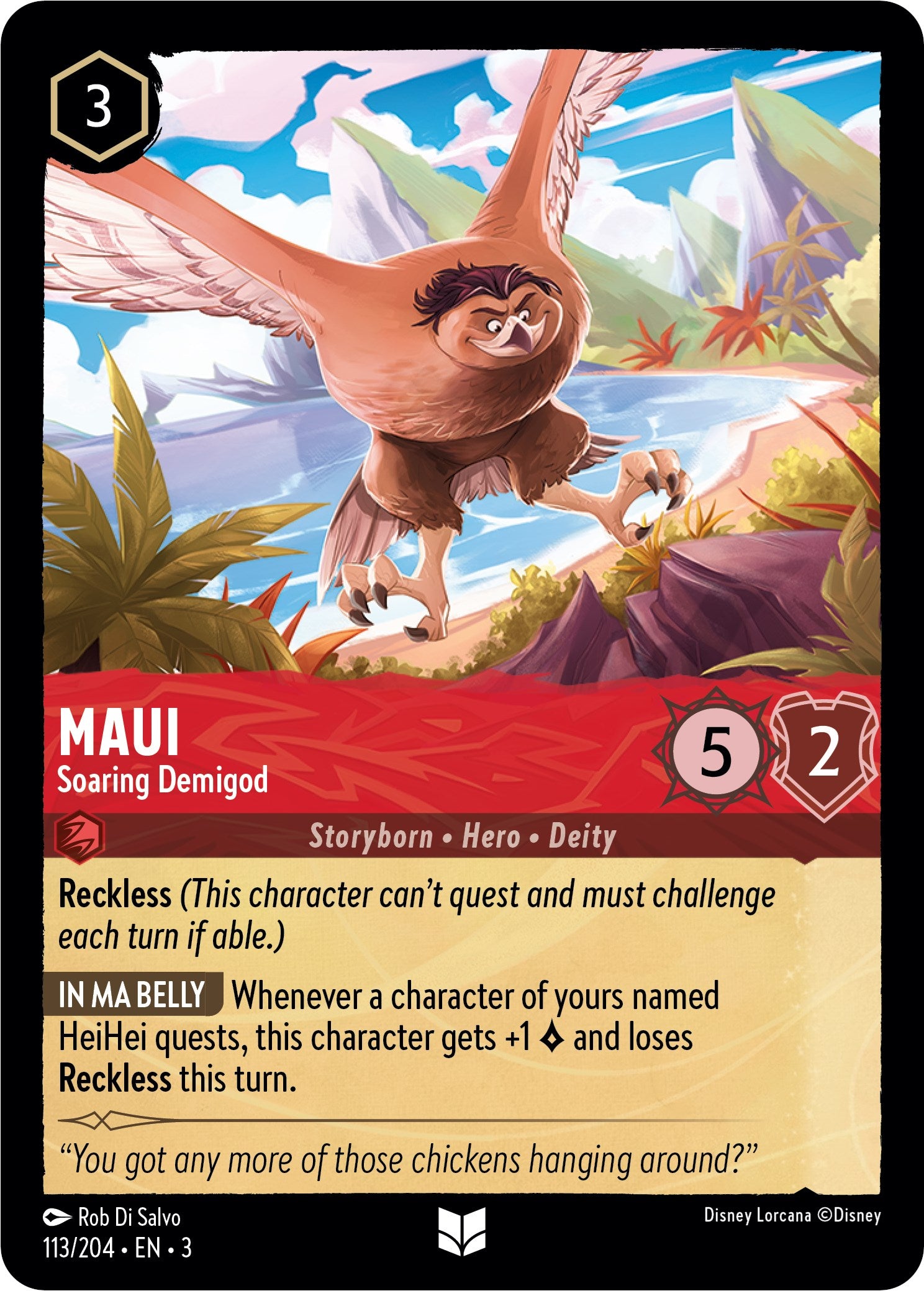 Maui - Soaring Demigod (113//204) [Into the Inklands] | Tabernacle Games