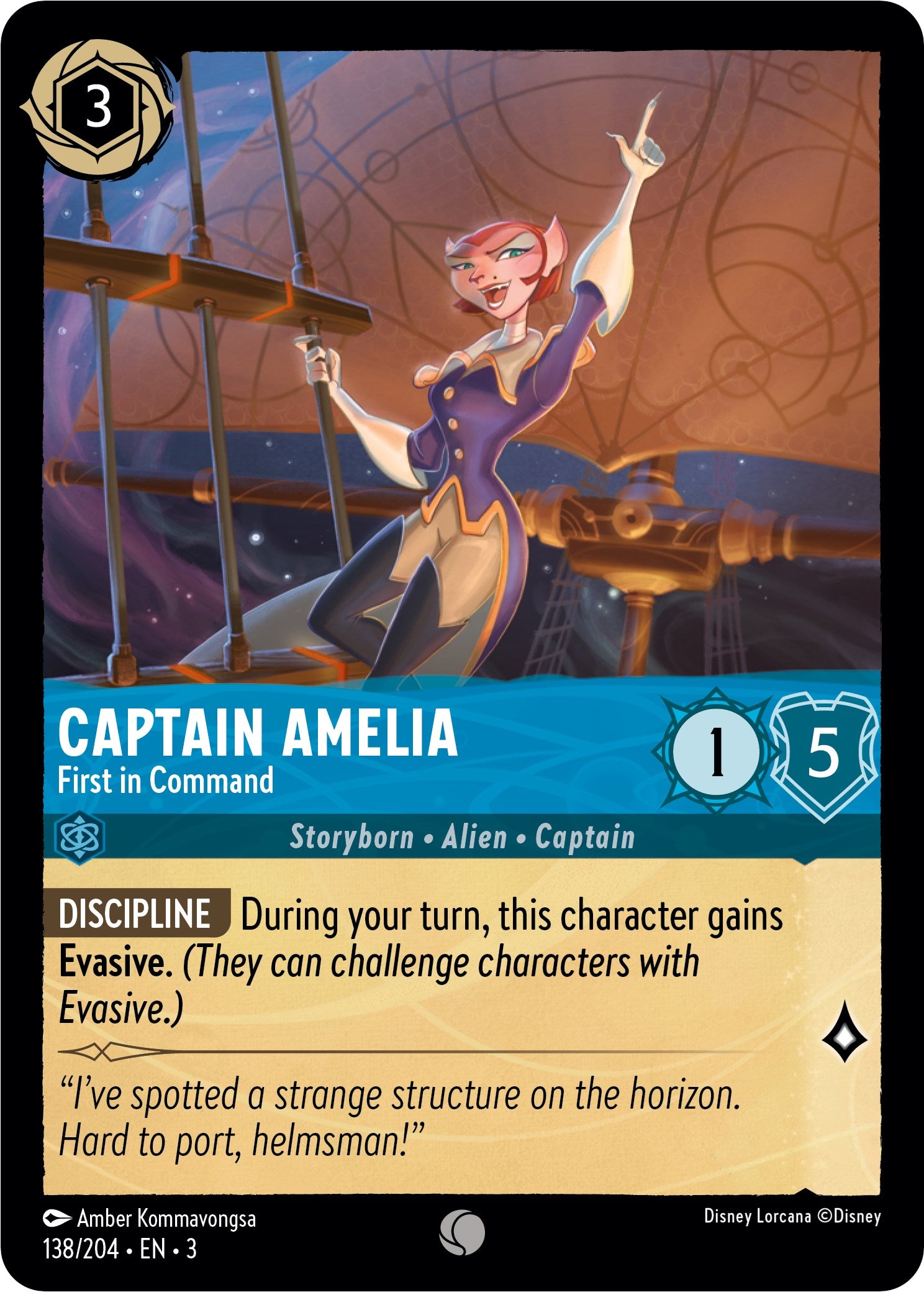 Captain Amelia - First in Command (138//204) [Into the Inklands] | Tabernacle Games