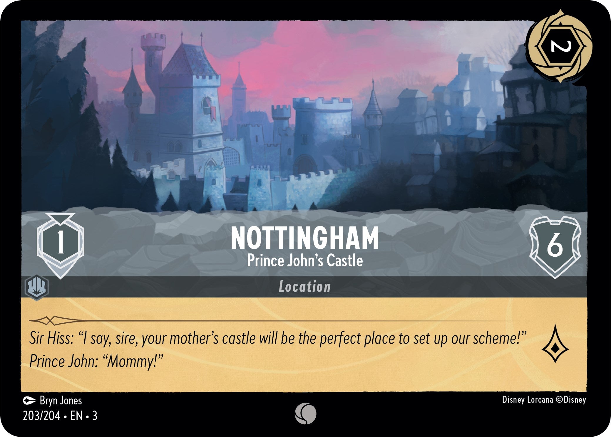 Nottingham - Prince John's Castle (203/204) [Into the Inklands] | Tabernacle Games