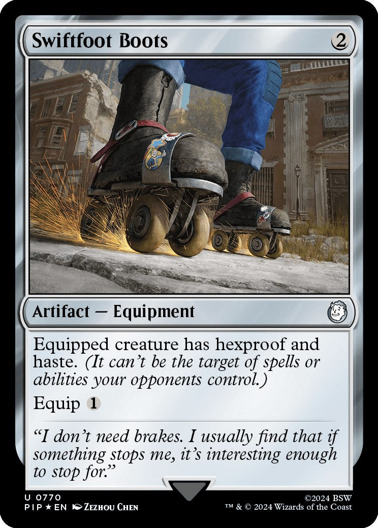 Swiftfoot Boots (Surge Foil) [Fallout] | Tabernacle Games