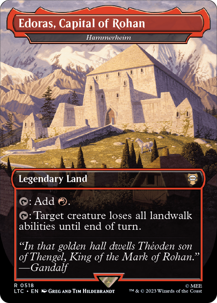 Edoras, Capital of Rohan - Hammerheim (Borderless) [The Lord of the Rings: Tales of Middle-Earth Commander] | Tabernacle Games