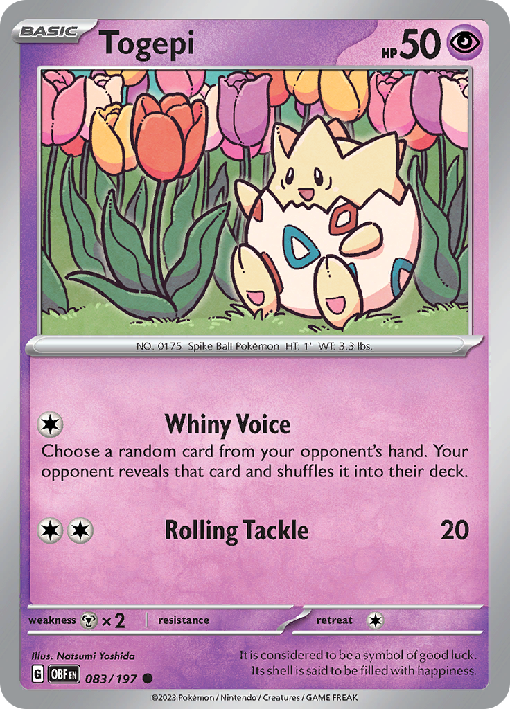 Togepi (083/197) [Scarlet & Violet: Obsidian Flames] | Tabernacle Games