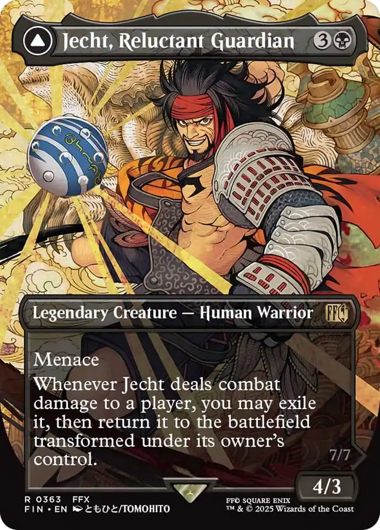 Jecht, Reluctant Guardian // Braska's Final Aeon (Borderless) [FINAL FANTASY] | Tabernacle Games
