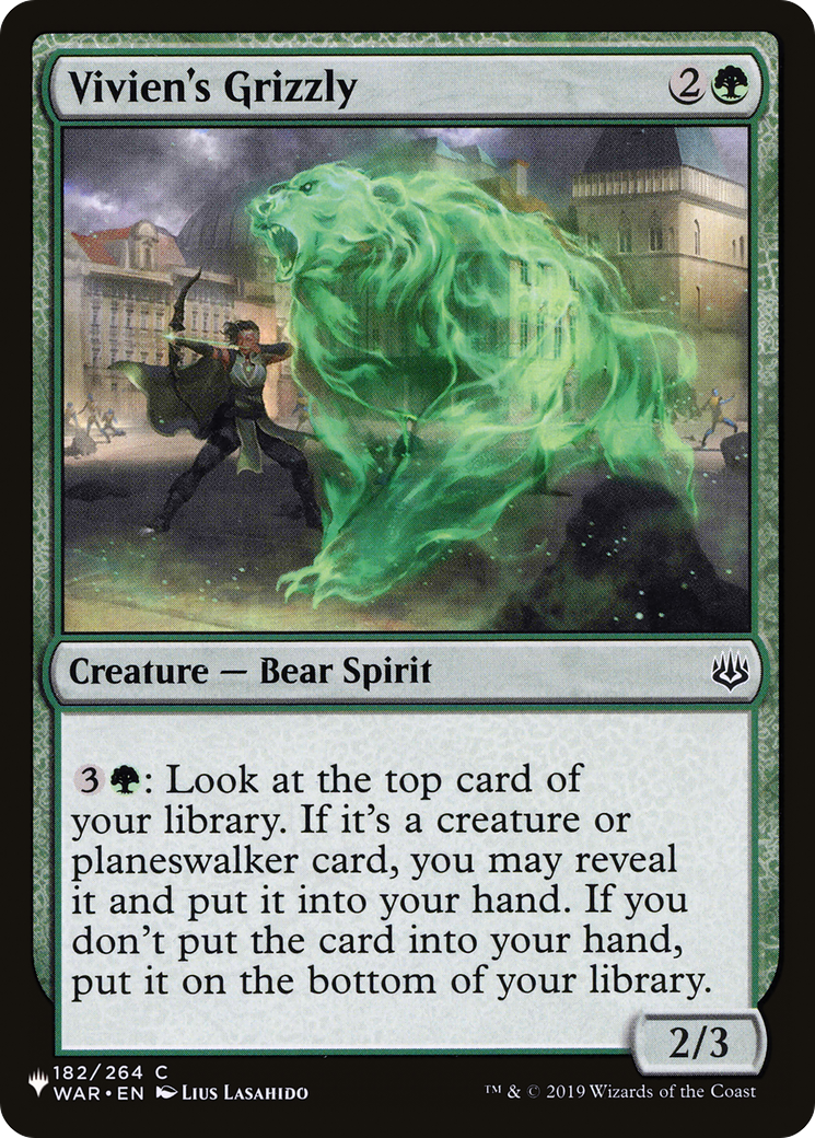 Vivien's Grizzly [The List] | Tabernacle Games