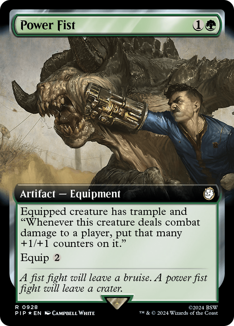 Power Fist (Extended Art) (Surge Foil) [Fallout] | Tabernacle Games