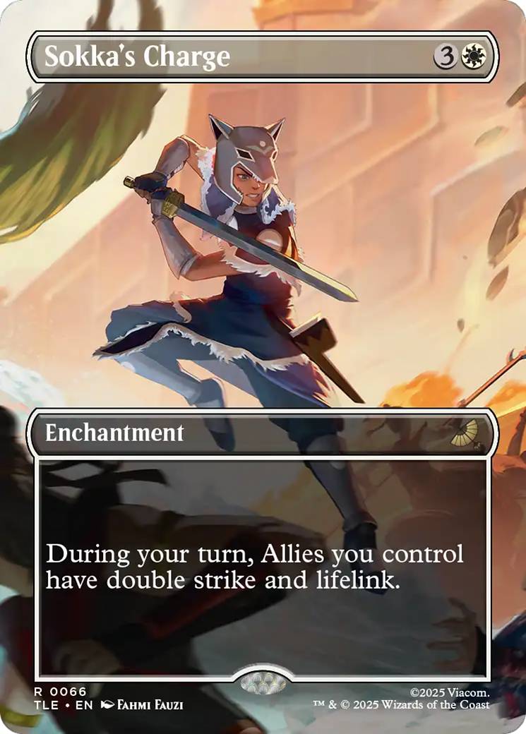 Sokka's Charge (Borderless) [Avatar: The Last Airbender: Eternal-Legal] | Tabernacle Games