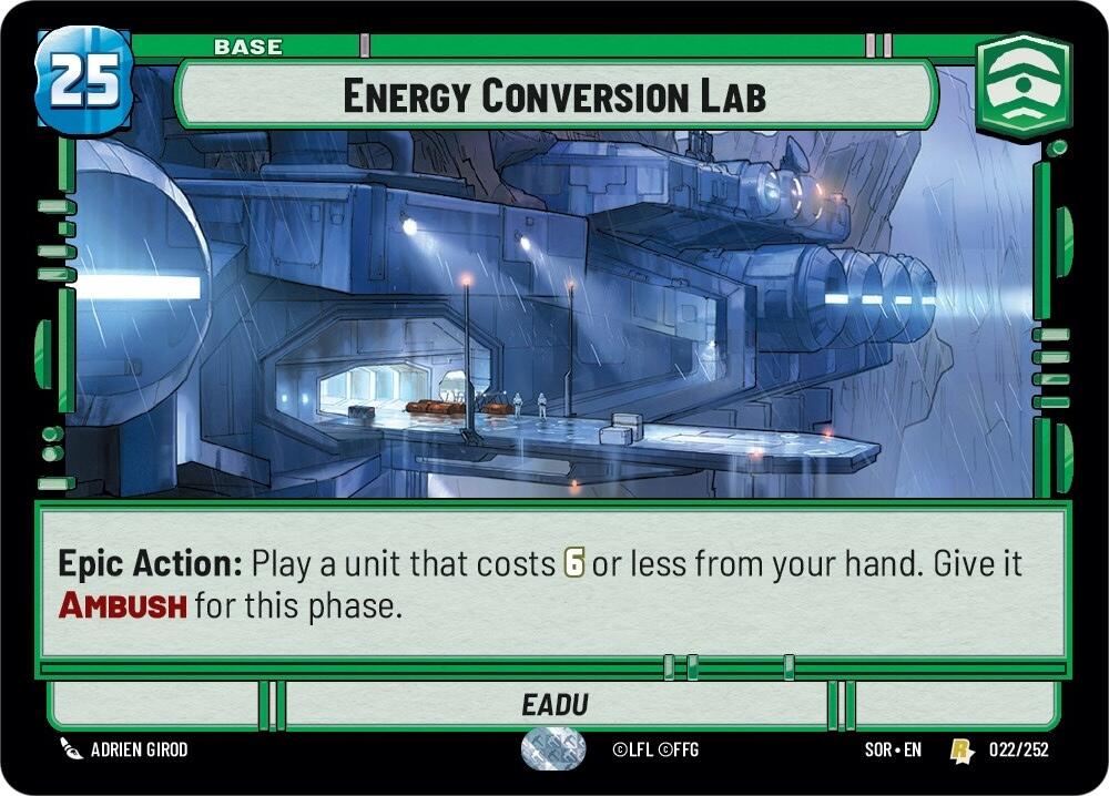 Energy Conversion Lab (022/252) [Spark of Rebellion] | Tabernacle Games