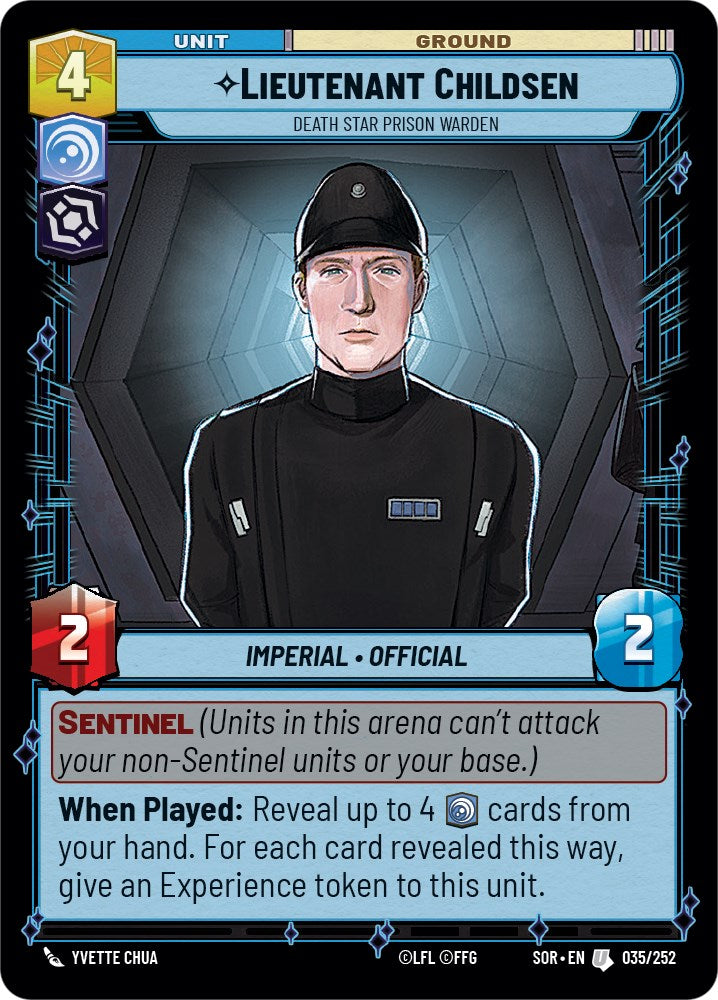 Lieutenant Childsen - Death Star Prison Warden (035/252) [Spark of Rebellion] | Tabernacle Games