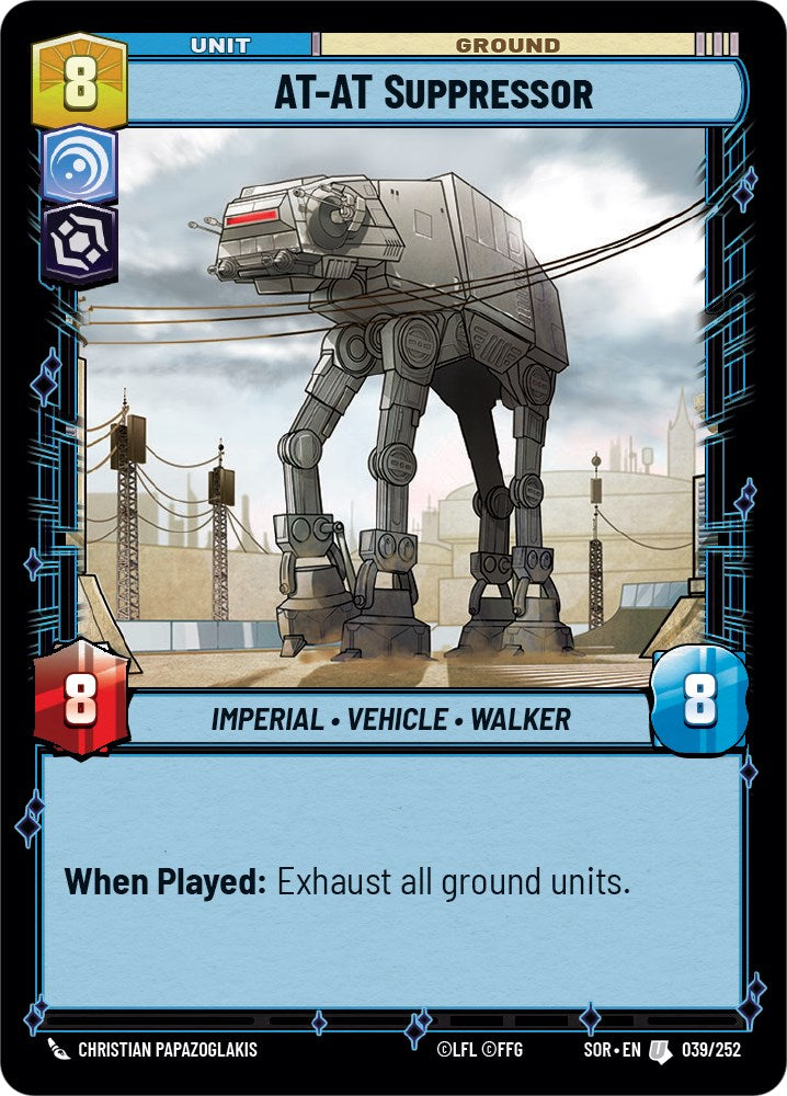 AT-AT Suppressor (039/252) [Spark of Rebellion] | Tabernacle Games