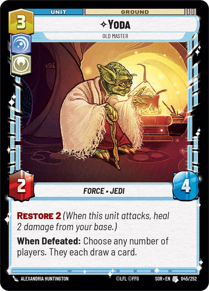 Yoda - Old Master (045/252) [Spark of Rebellion] | Tabernacle Games