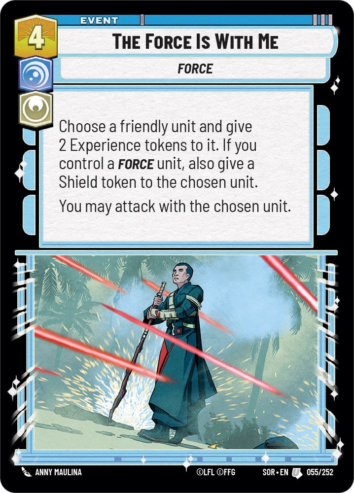 The Force is With Me (055/252) [Spark of Rebellion] | Tabernacle Games