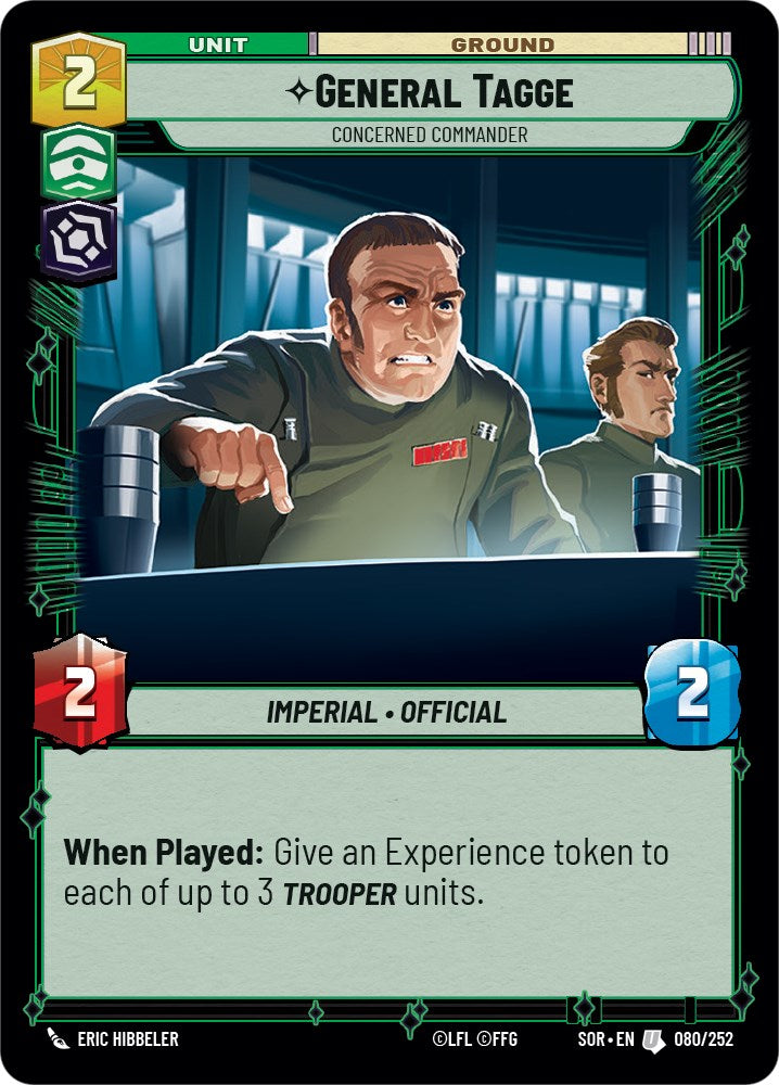 General Tagge - Concerned Commander (080/252) [Spark of Rebellion] | Tabernacle Games