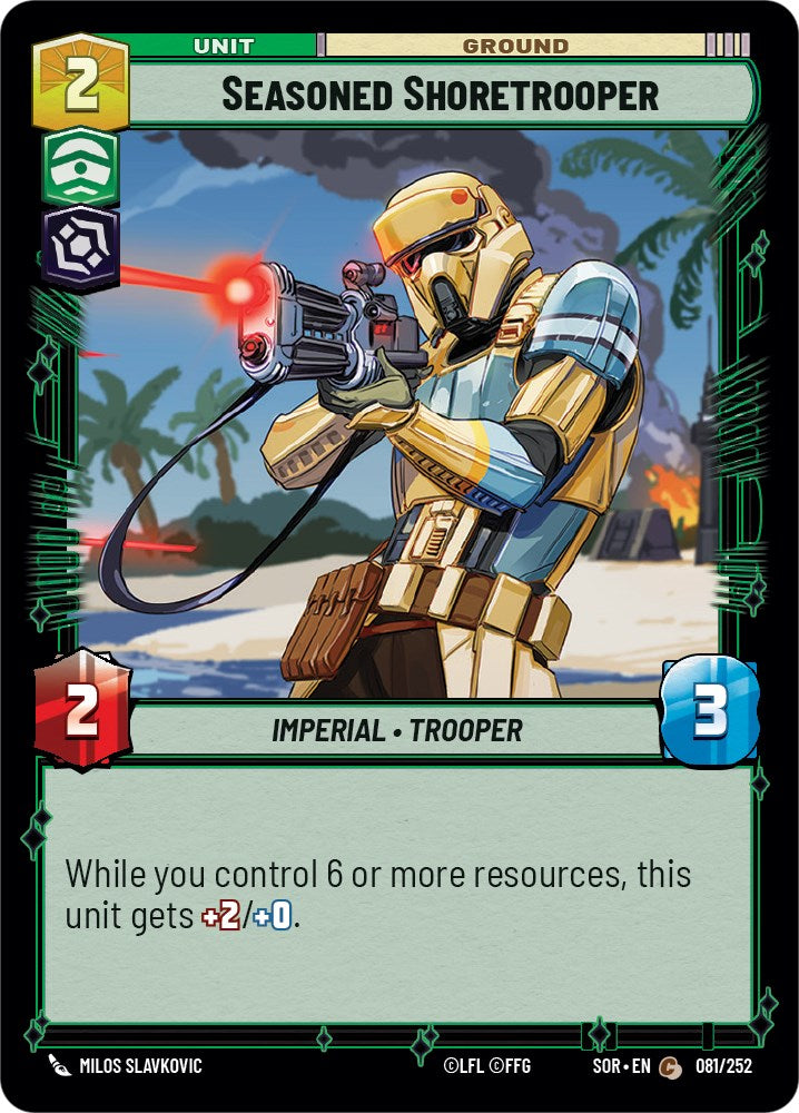 Seasoned Shoretrooper (081/252) [Spark of Rebellion] | Tabernacle Games