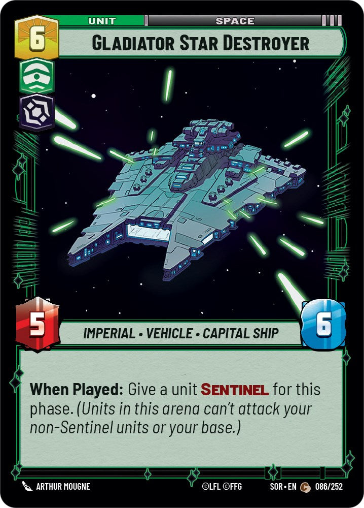 Gladiator Star Destroyer (086/252) [Spark of Rebellion] | Tabernacle Games