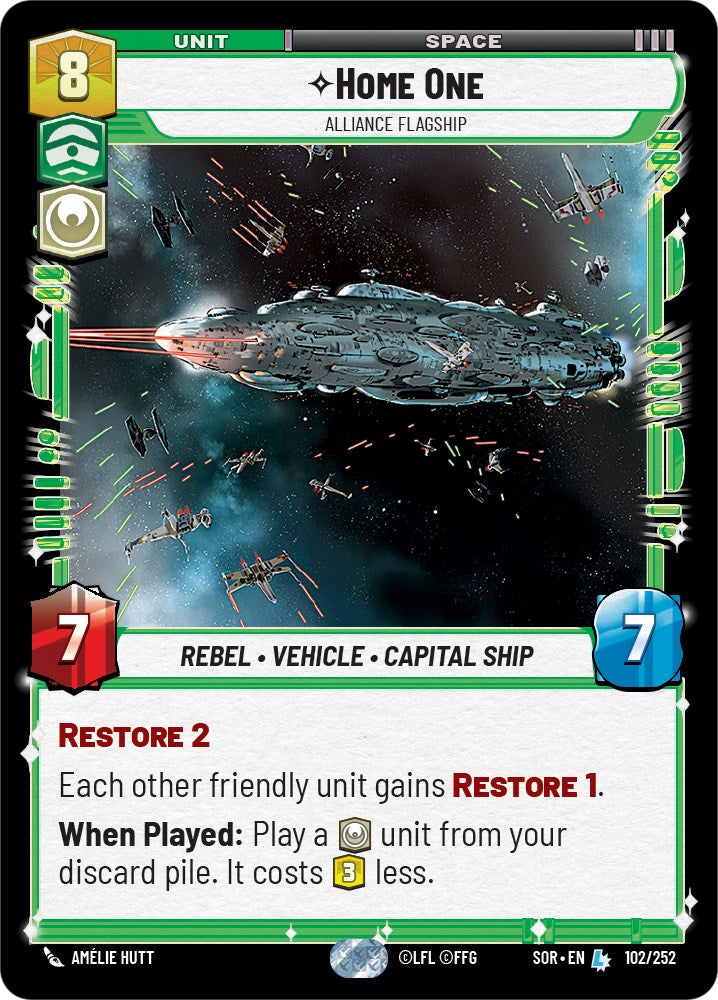 Home One - Alliance Flagship (102/252) [Spark of Rebellion] | Tabernacle Games