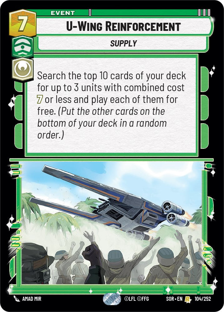 U-Wing Reinforcement (104/252) [Spark of Rebellion] | Tabernacle Games