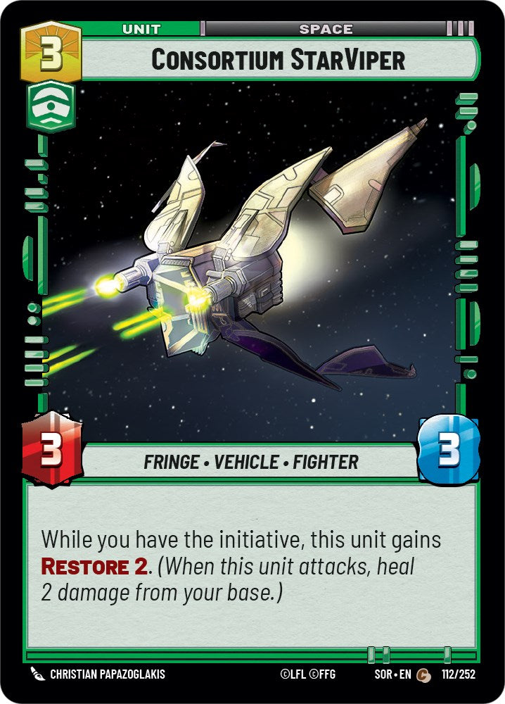 Consortium StarViper (112/252) [Spark of Rebellion] | Tabernacle Games