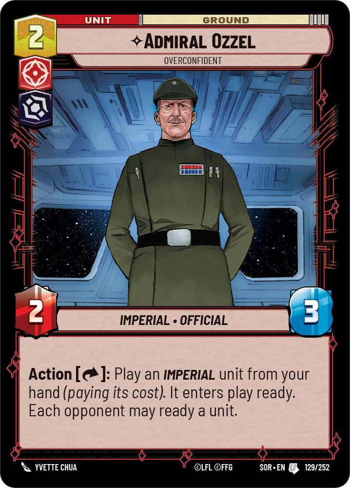 Admiral Ozzel - Overconfident (129/252) [Spark of Rebellion] | Tabernacle Games