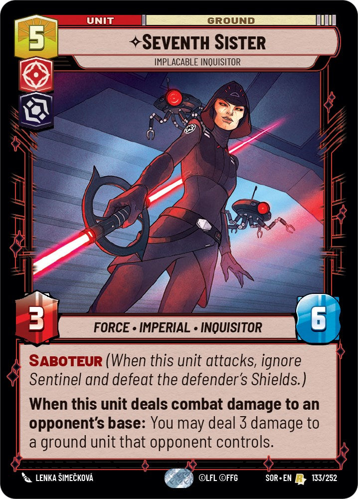 Seventh Sister - Implacable Inquisitor (133/252) [Spark of Rebellion] | Tabernacle Games