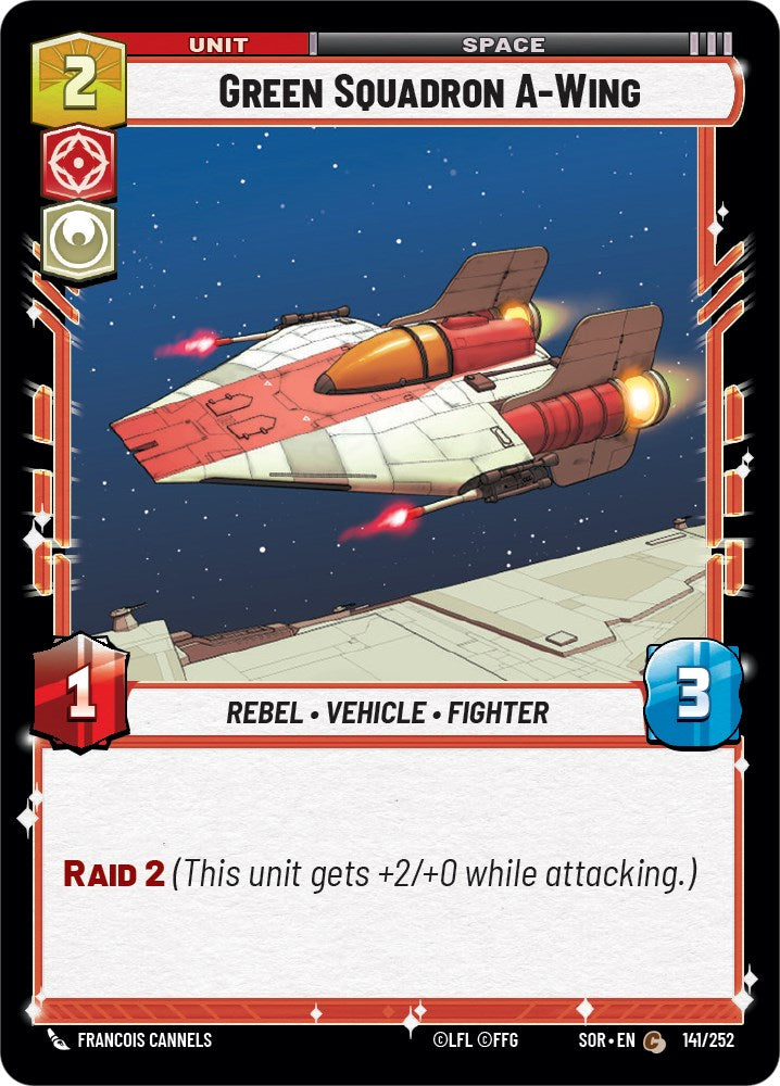 Green Squadron A-Wing (141/252) [Spark of Rebellion] | Tabernacle Games