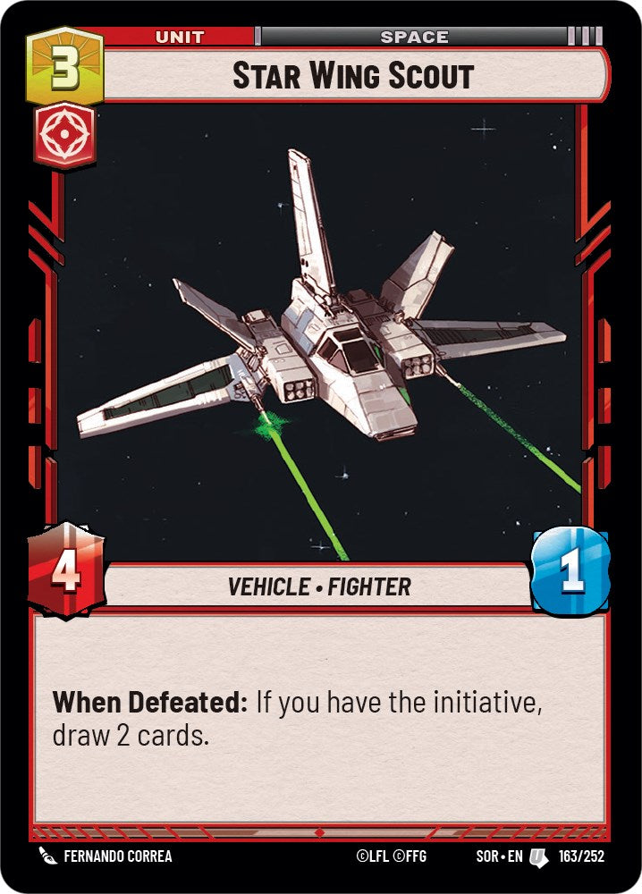 Star Wing Scout (163/252) [Spark of Rebellion] | Tabernacle Games