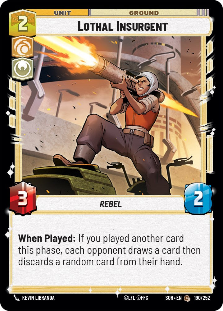 Lothal Insurgent (190/252) [Spark of Rebellion] | Tabernacle Games