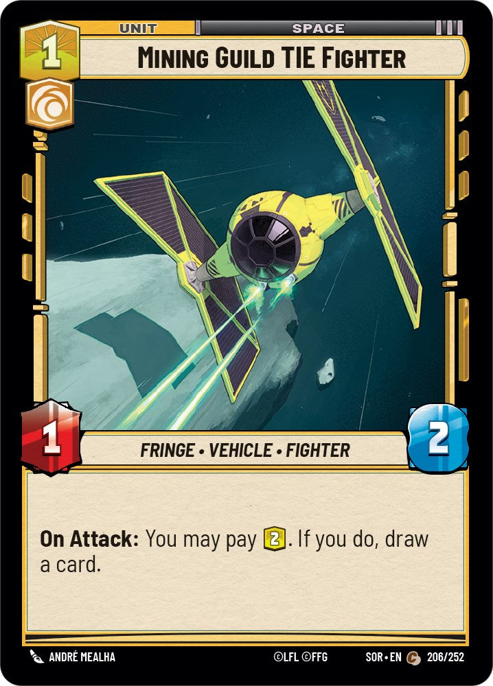 Mining Guild TIE Fighter (206/252) [Spark of Rebellion] | Tabernacle Games