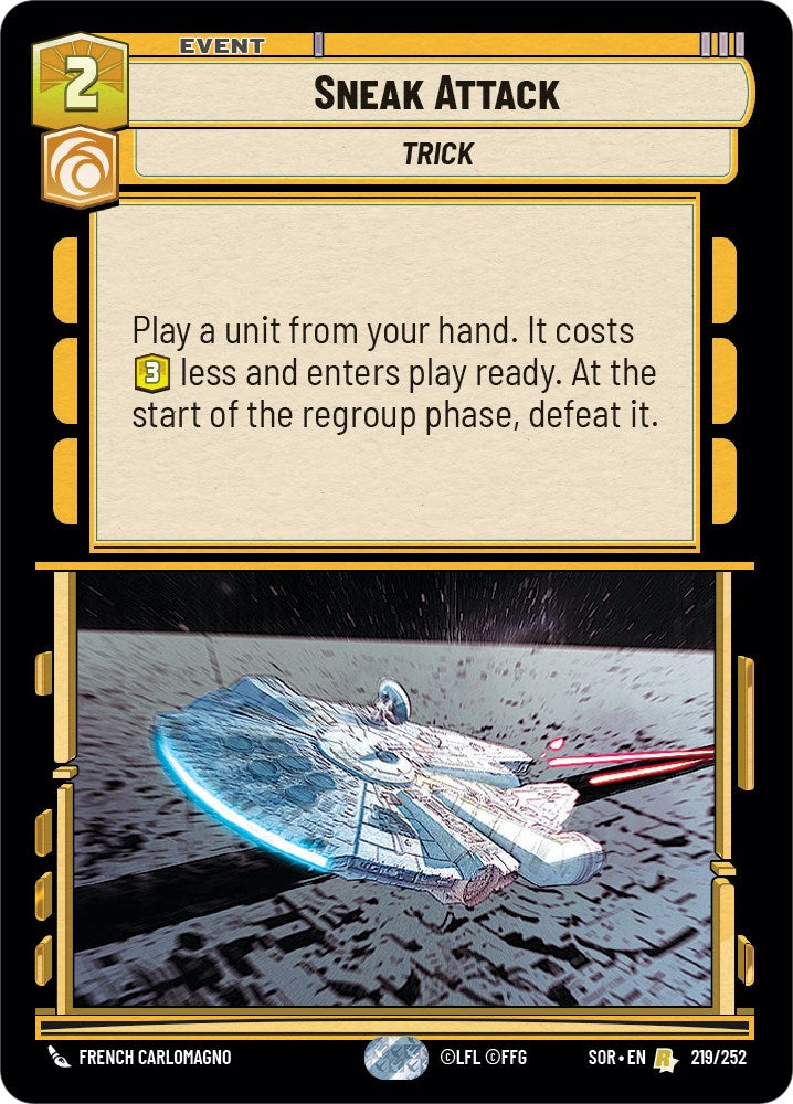 Sneak Attack (219/252) [Spark of Rebellion] | Tabernacle Games