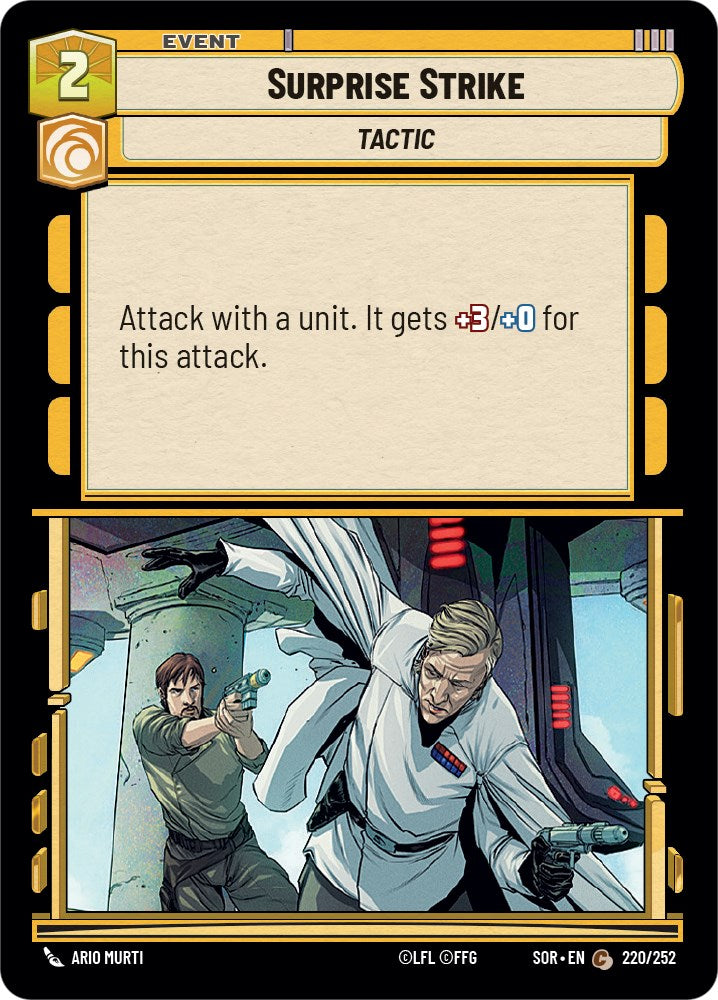 Surprise Strike (220/252) [Spark of Rebellion] | Tabernacle Games