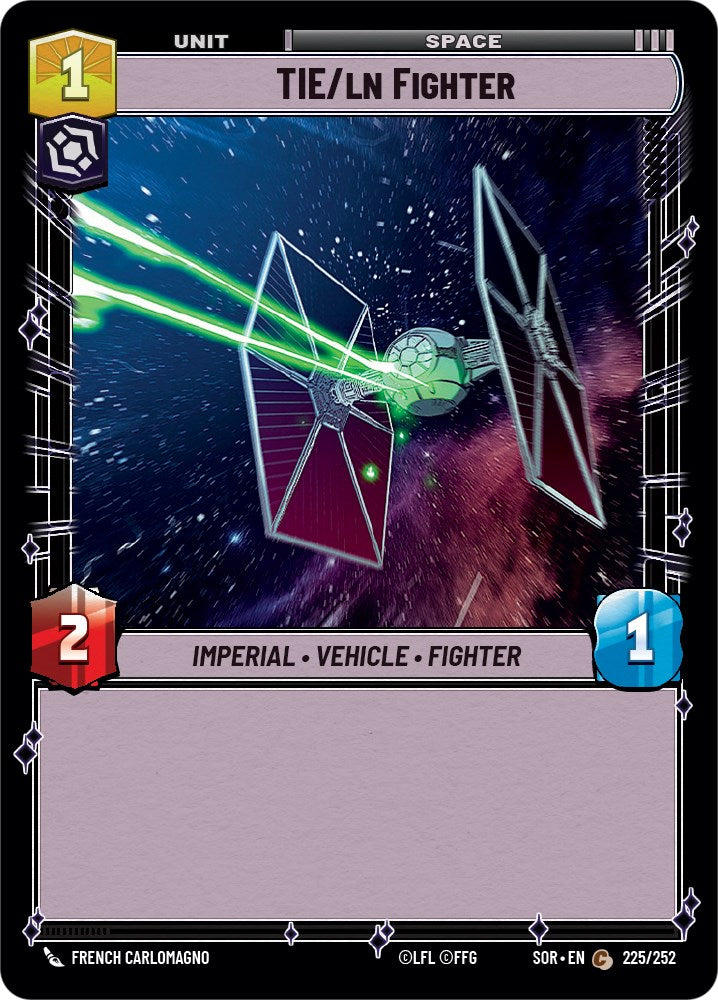 TIE/ln Fighter (225/252) [Spark of Rebellion] | Tabernacle Games