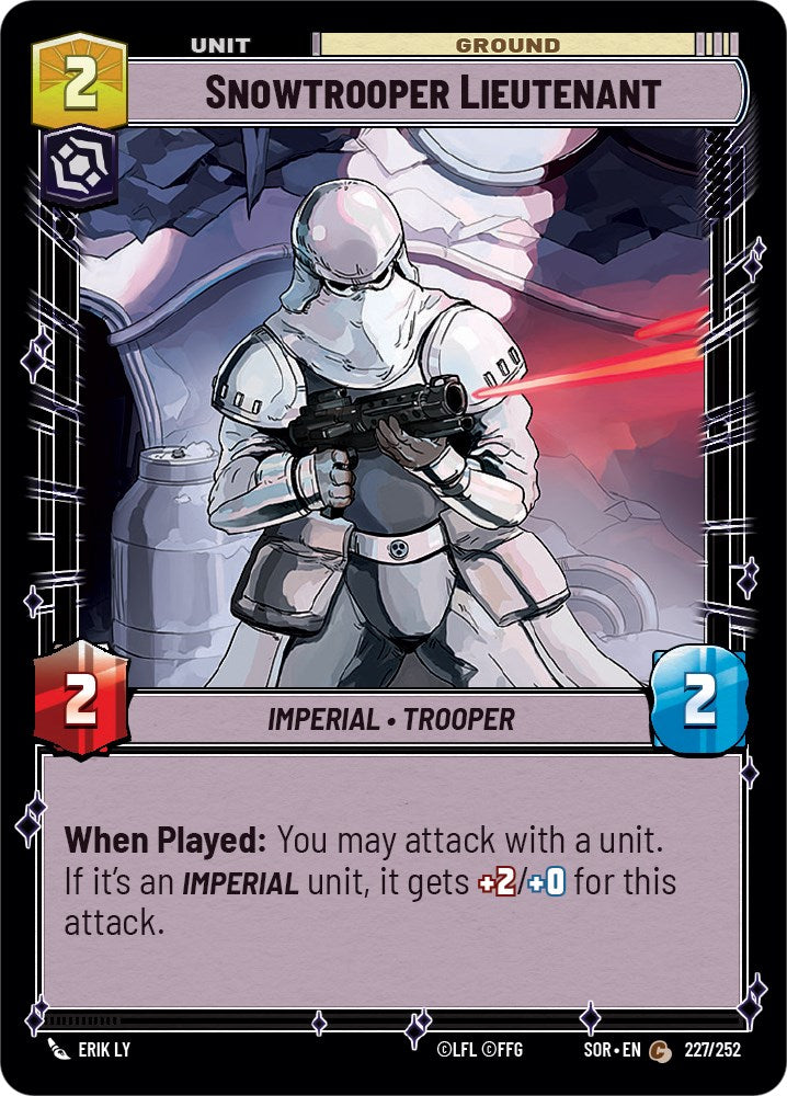 Snowtrooper Lieutenant (227/252) [Spark of Rebellion] | Tabernacle Games