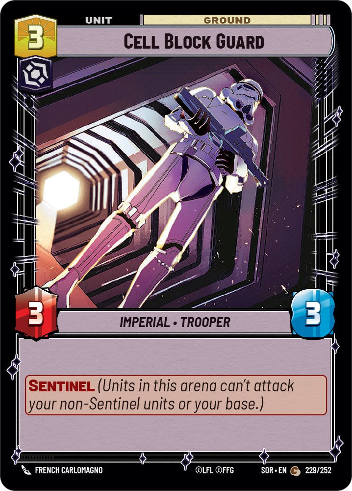 Cell Block Guard (229/252) [Spark of Rebellion] | Tabernacle Games