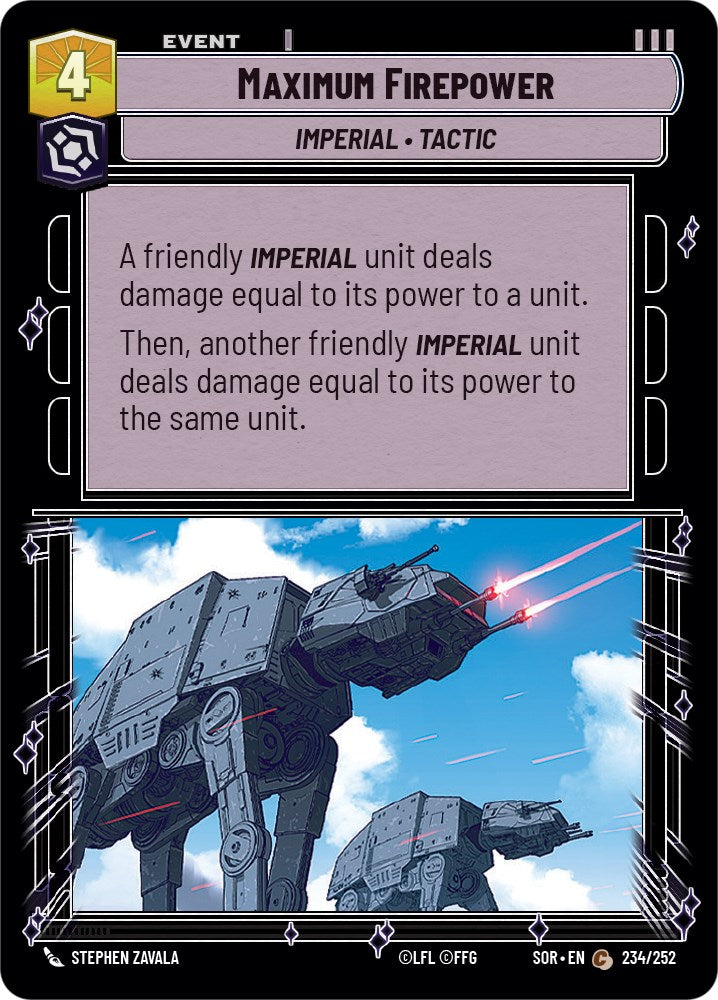 Maximum Firepower (234/252) [Spark of Rebellion] | Tabernacle Games