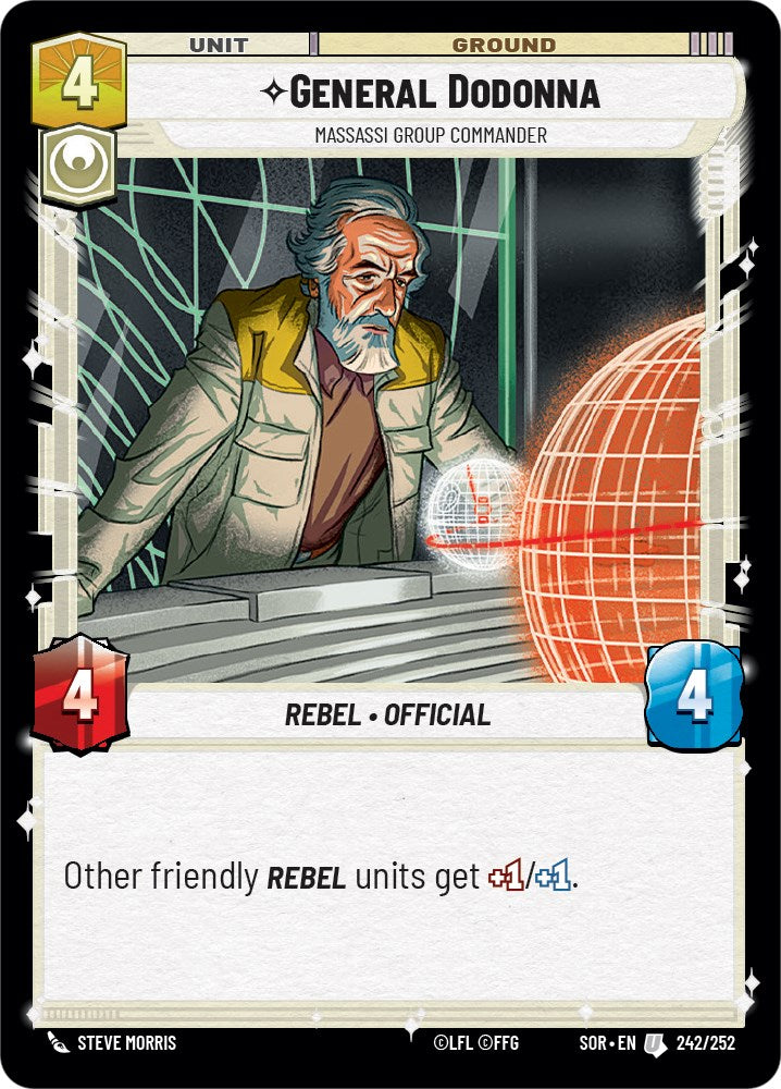 General Dodonna - Massassi Group Commander (242/252) [Spark of Rebellion] | Tabernacle Games