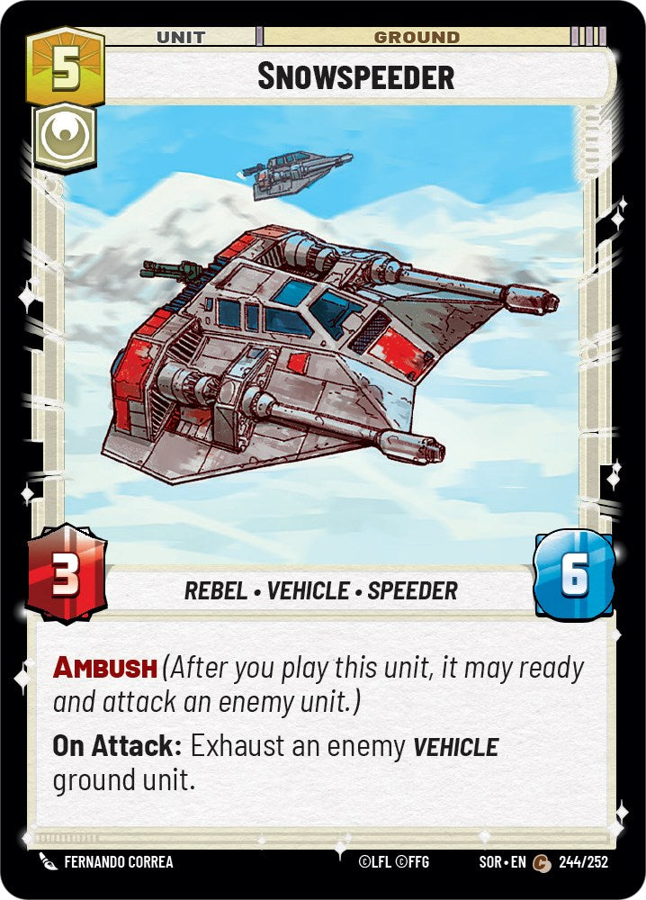 Snowspeeder (244/252) [Spark of Rebellion] | Tabernacle Games