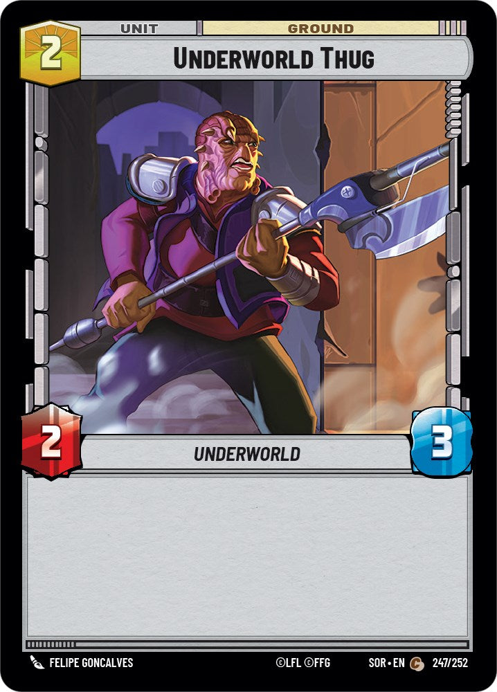 Underworld Thug (247/252) [Spark of Rebellion] | Tabernacle Games
