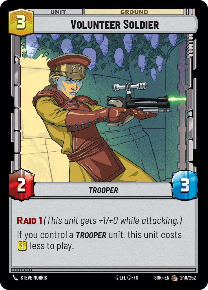 Volunteer Soldier (248/252) [Spark of Rebellion] | Tabernacle Games