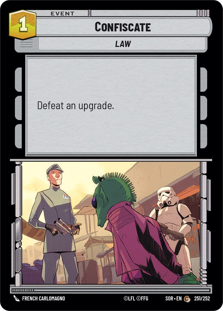 Confiscate (251/252) [Spark of Rebellion] | Tabernacle Games
