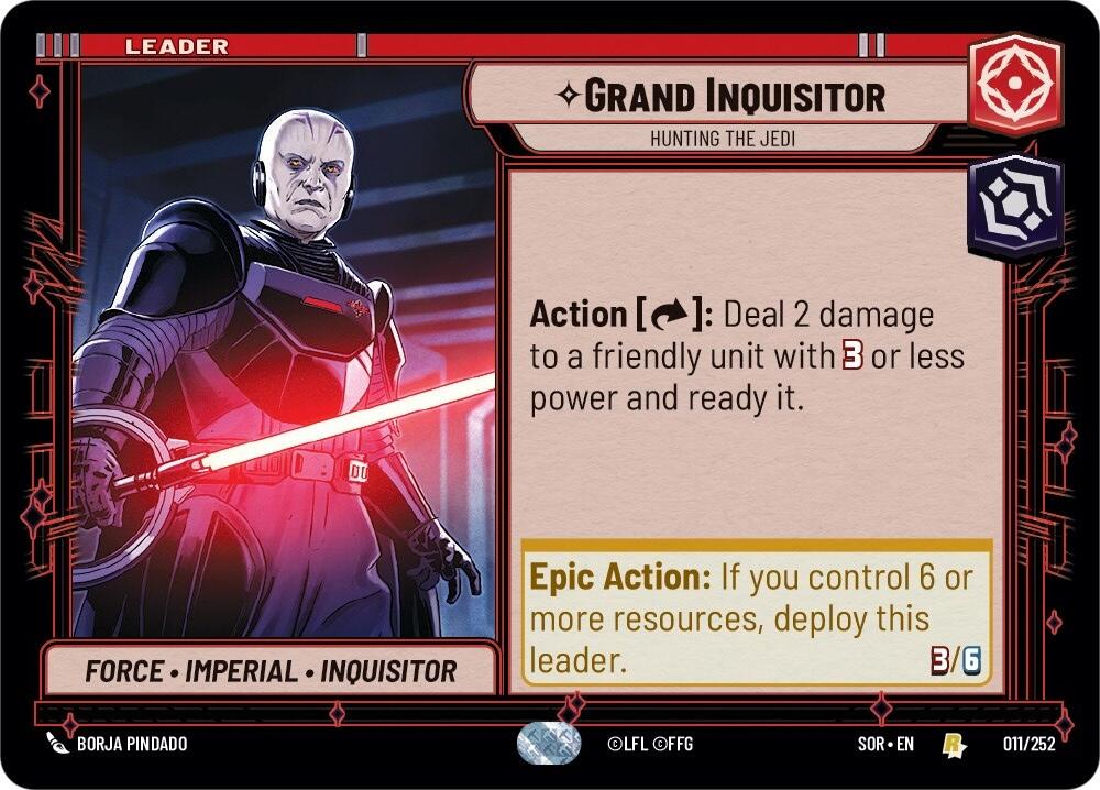 Grand Inquisitor - Hunting the Jedi (011/252) [Spark of Rebellion] | Tabernacle Games