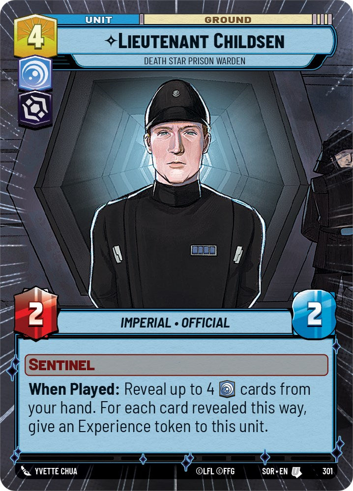 Lieutenant Childsen - Death Star Prison Warden (Hyperspace) (301) [Spark of Rebellion] | Tabernacle Games