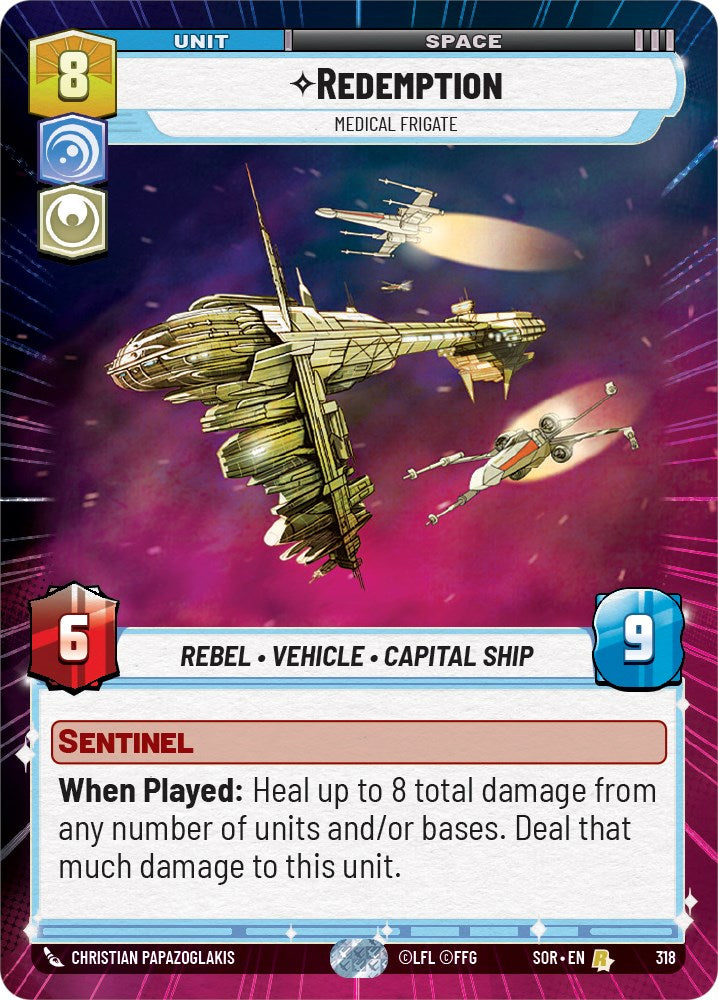 Redemption - Medical Frigate (Hyperspace) (318) [Spark of Rebellion] | Tabernacle Games