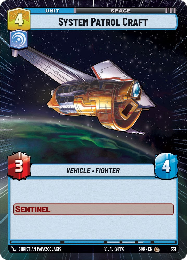 System Patrol Craft (Hyperspace) (331) [Spark of Rebellion] | Tabernacle Games