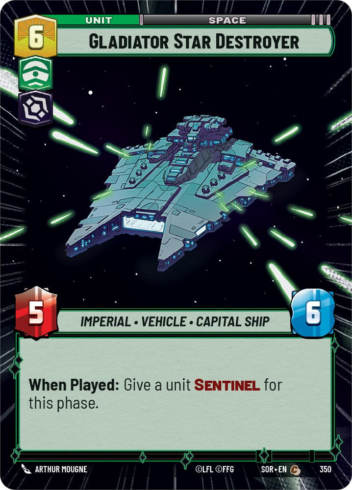 Gladiator Star Destroyer (Hyperspace) (350) [Spark of Rebellion] | Tabernacle Games