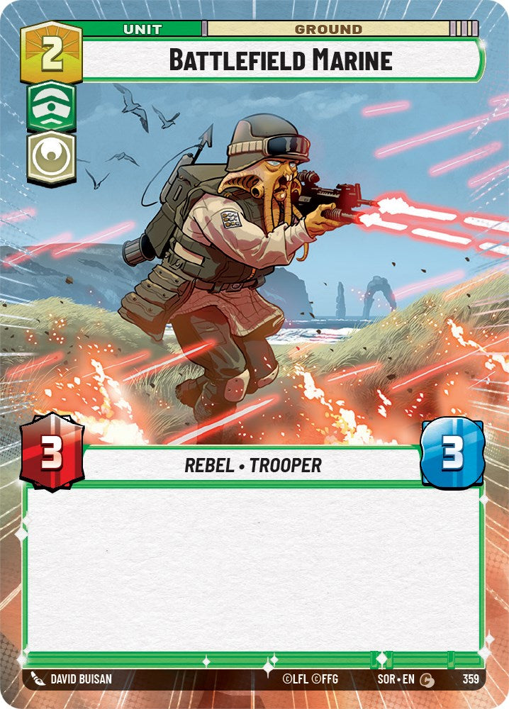 Battlefield Marine (Hyperspace) (359) [Spark of Rebellion] | Tabernacle Games