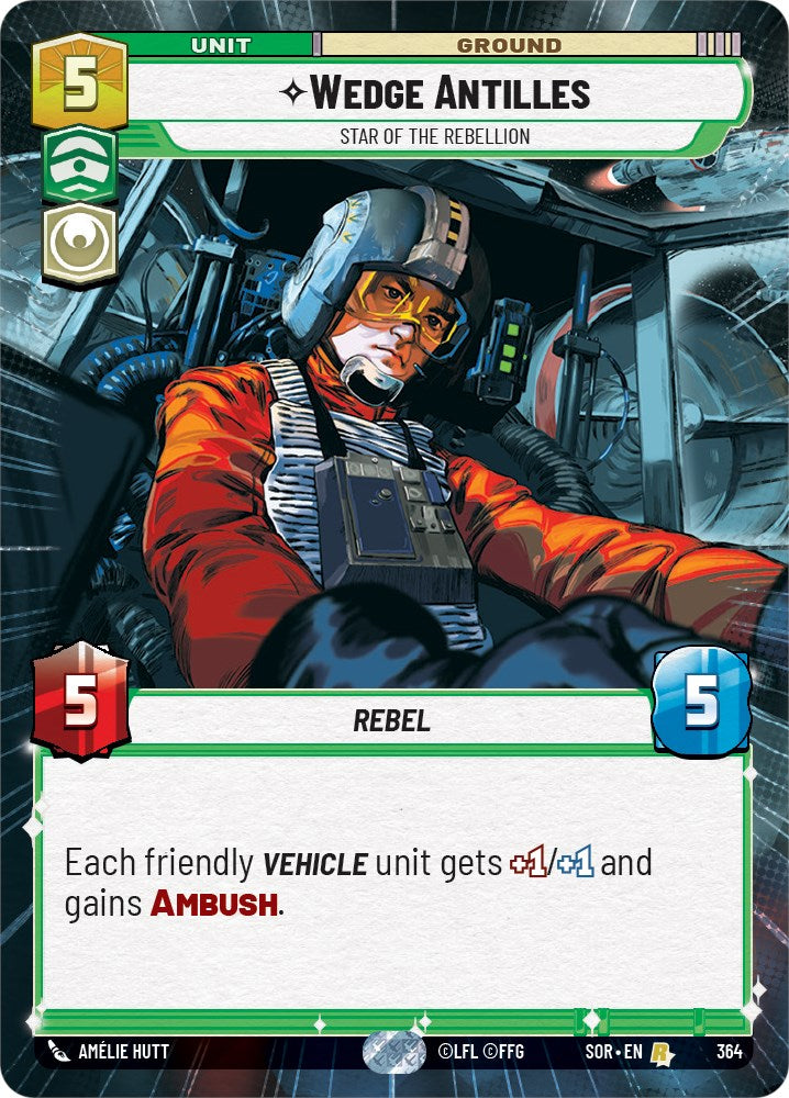 Wedge Antilles - Star of the Rebellion (Hyperspace) (364) [Spark of Rebellion] | Tabernacle Games
