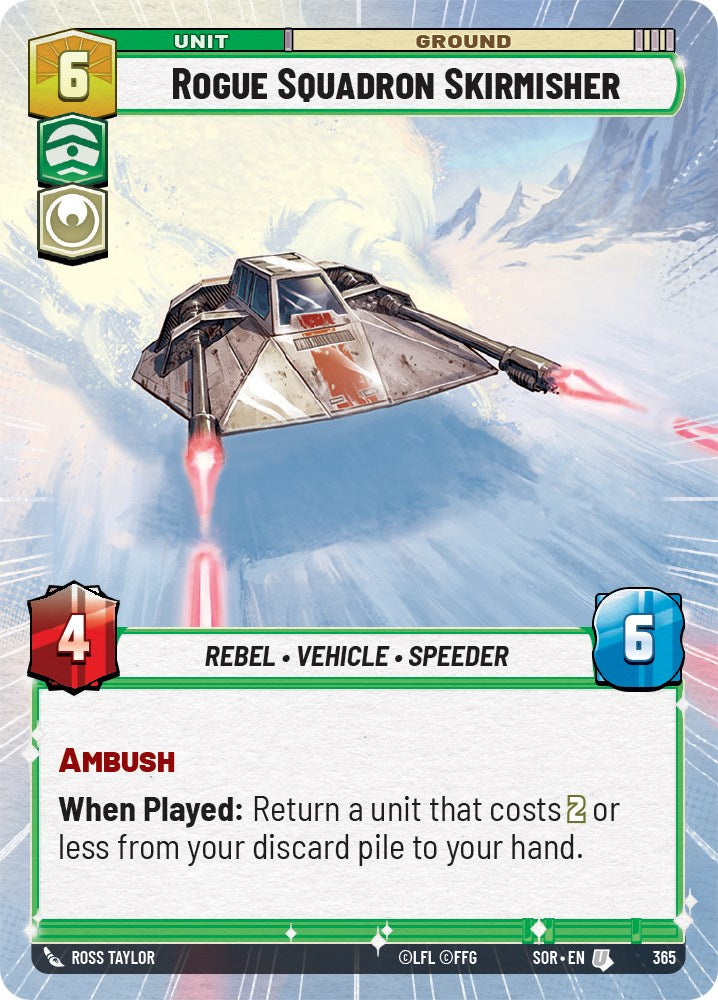 Rogue Squadron Skirmisher (Hyperspace) (365) [Spark of Rebellion] | Tabernacle Games