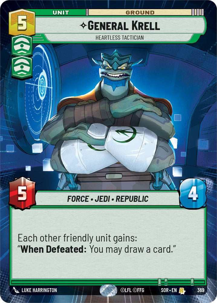 General Krell - Heartless Tactician (Hyperspace) (369) [Spark of Rebellion] | Tabernacle Games