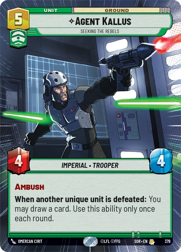 Agent Kallus - Seeking the Rebels (Hyperspace) (379) [Spark of Rebellion] | Tabernacle Games