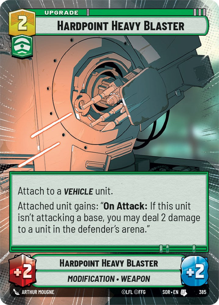 Hardpoint Heavy Blaster (Hyperspace) (385) [Spark of Rebellion] | Tabernacle Games